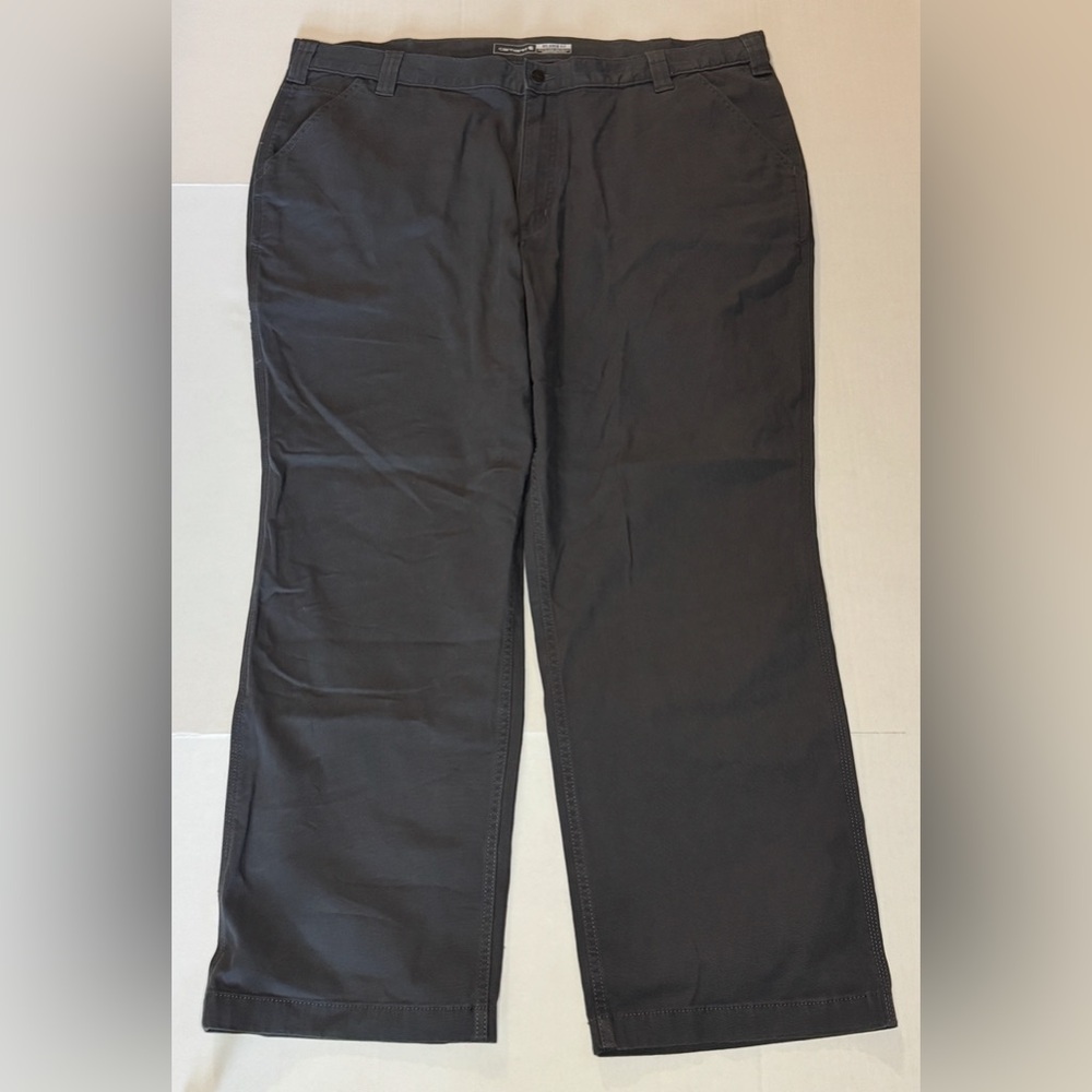 NWT CARHARTT RELAXED FIT DARK GREY WORK PANTS